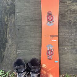 247-Head Ignition Snowboard W/ Step In Boots And Bindings