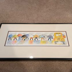 Sweet “Bus Stop” Signed Print 530/950