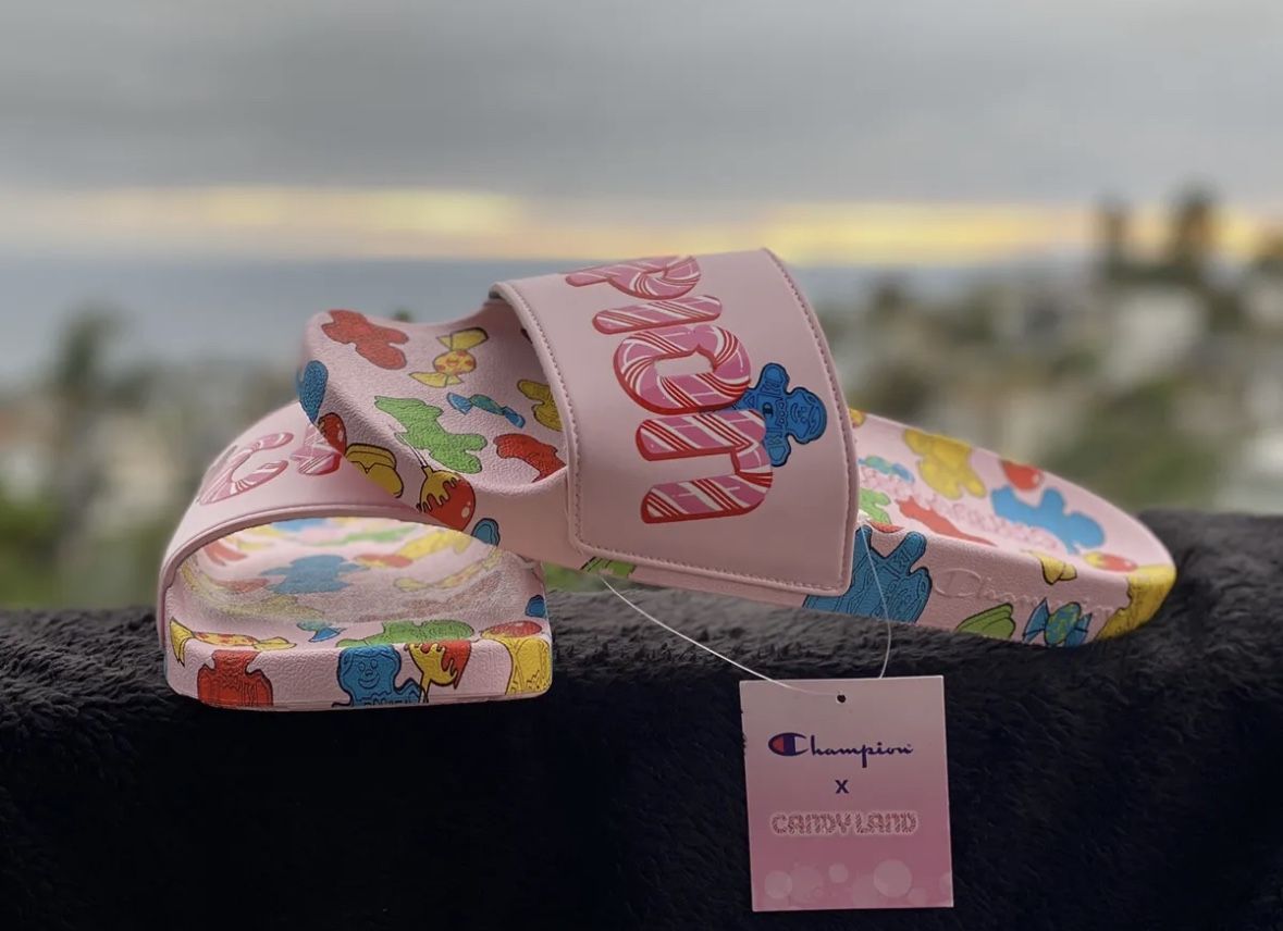 Champion x IPO Candy Land Slides Size 13 Men’s