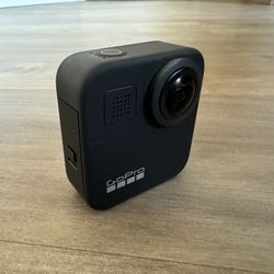 GoPro Max 360 Camera with Various Accessories and Case