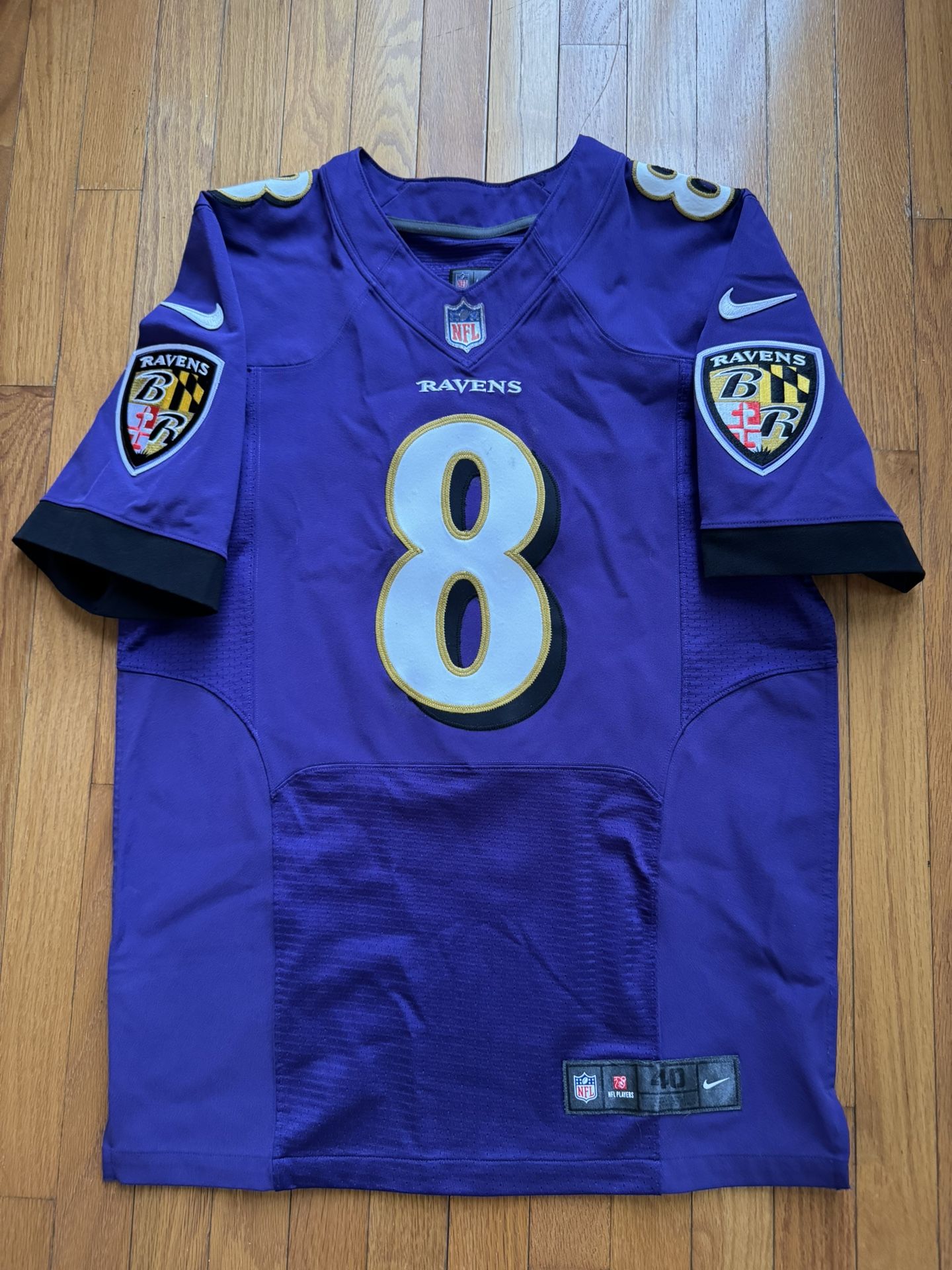Authentic Lamar Jackson Baltimore Ravens Nike Elite Jersey Size 40