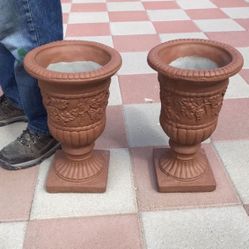New Flower Pots Made Out Of Cement Perfect Gift 🎁 