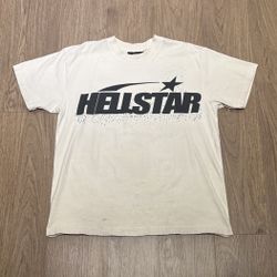 Hellstar White & Black Rhinestone tee