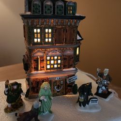 Dept 56 Scrooge House and Ghosts