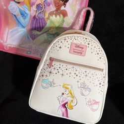 Disney Sleeping  Beauty  & Faires Bag ( Price Is Firm) 