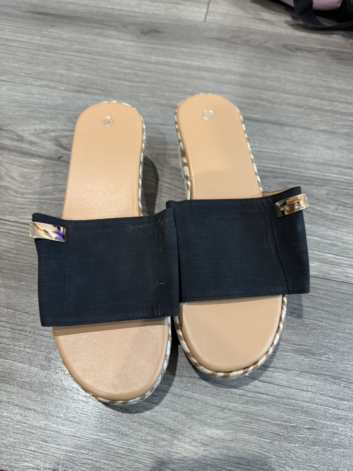 Black Wedge Shoe
