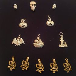 Halloween Charm Collection - 13 Pieces