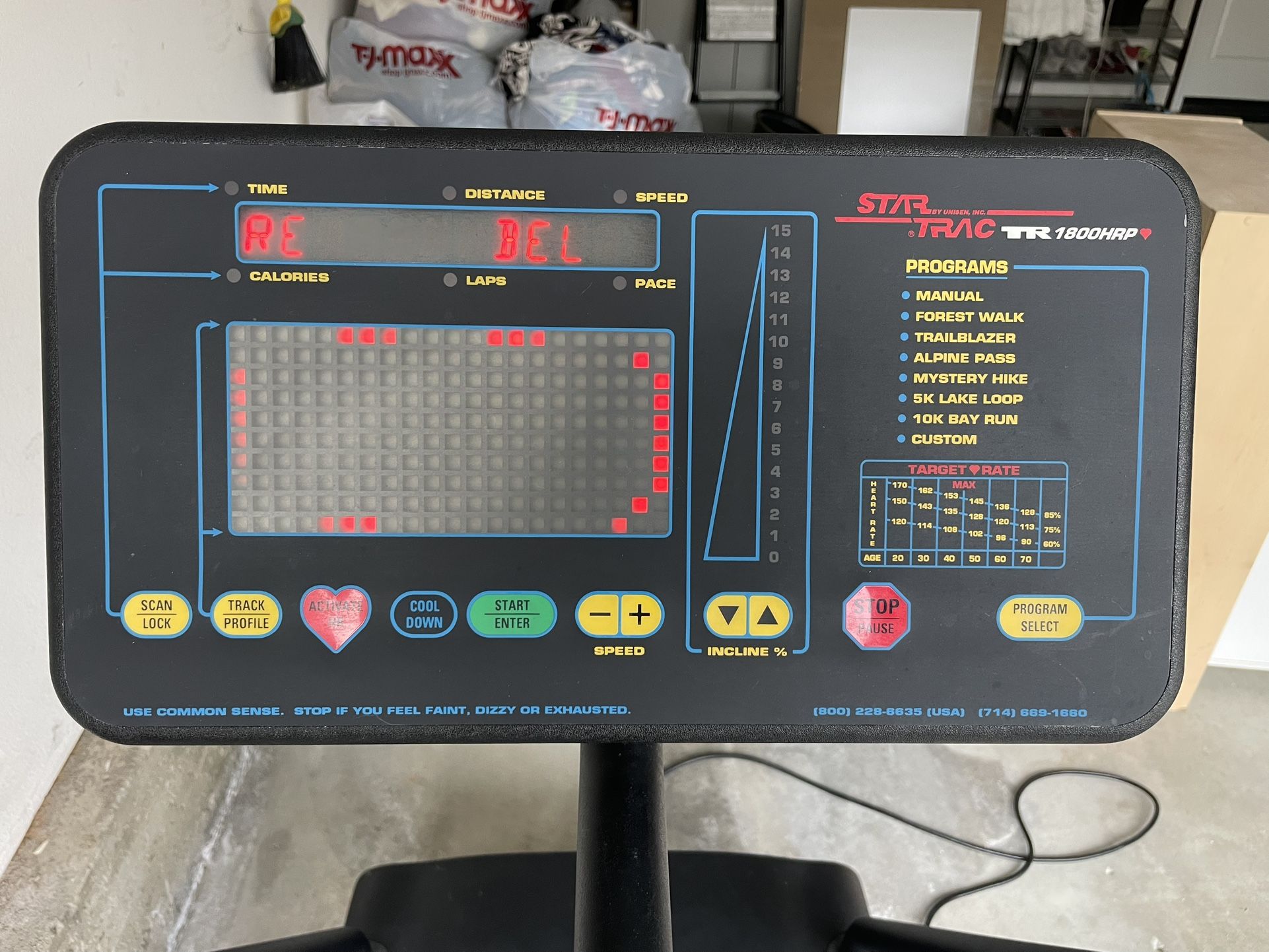 Commercial Quality Treadmill - Star Trac TR1800HRP