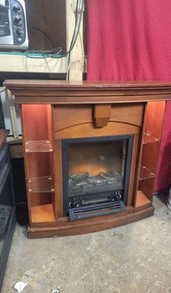 Cabinet Electric Fireplace and TV Stand...