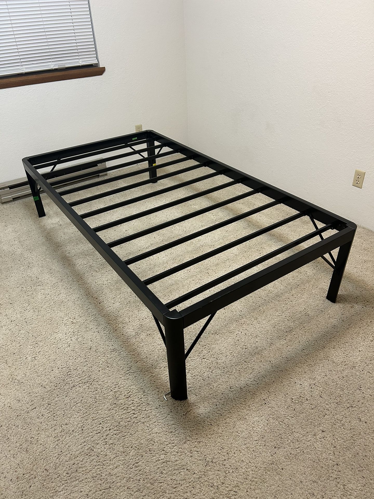 Metal Bed Frame - Twin Size