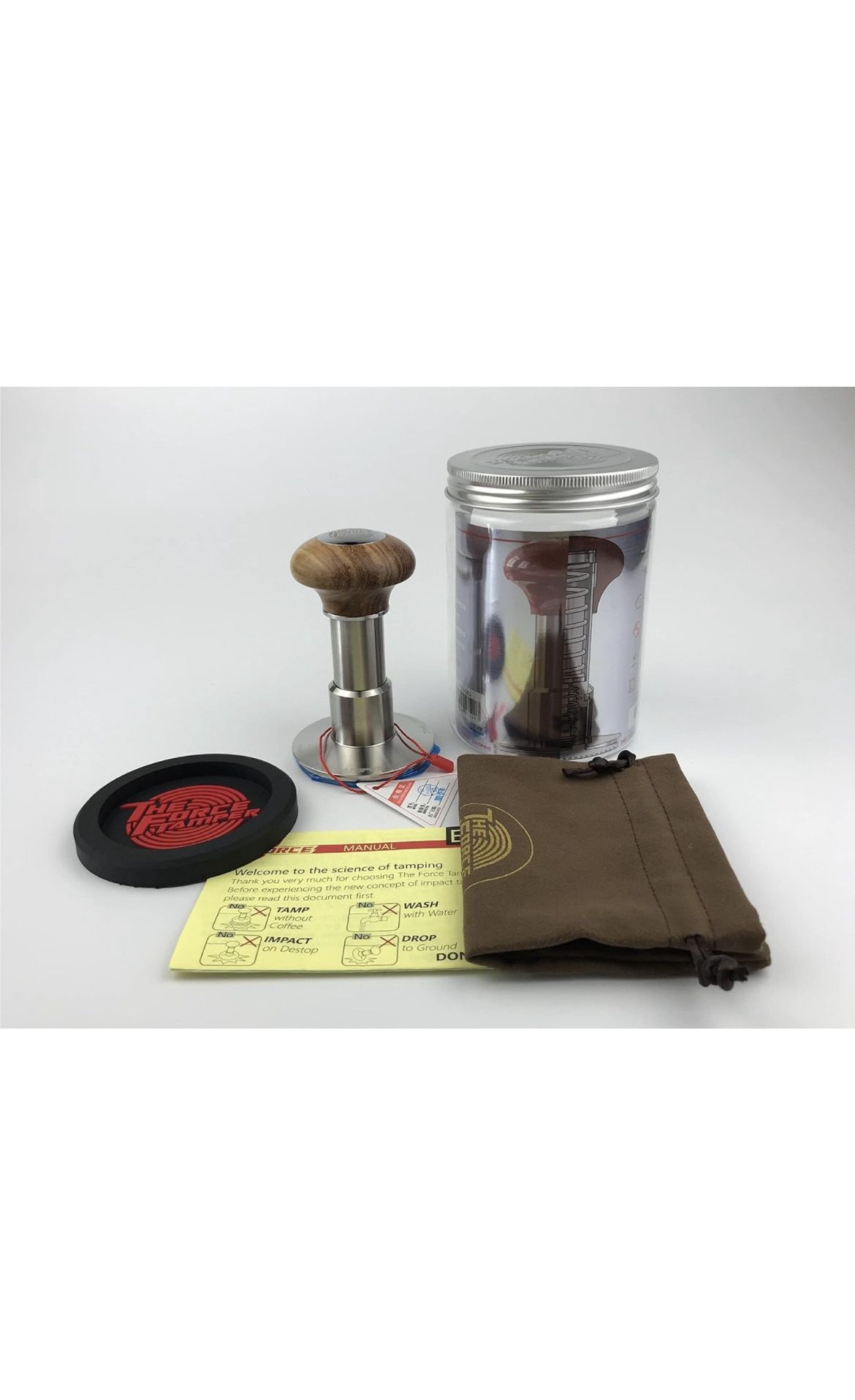 The Force Tamper Espresso Coffee Tamper Food Grade...