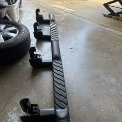 OEM Chevy Silverado RST Black Running Boards – Like N