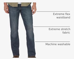 Lee Men's Extreme Motion Regular Boot Jean Men 36x34 Men’s Jeans