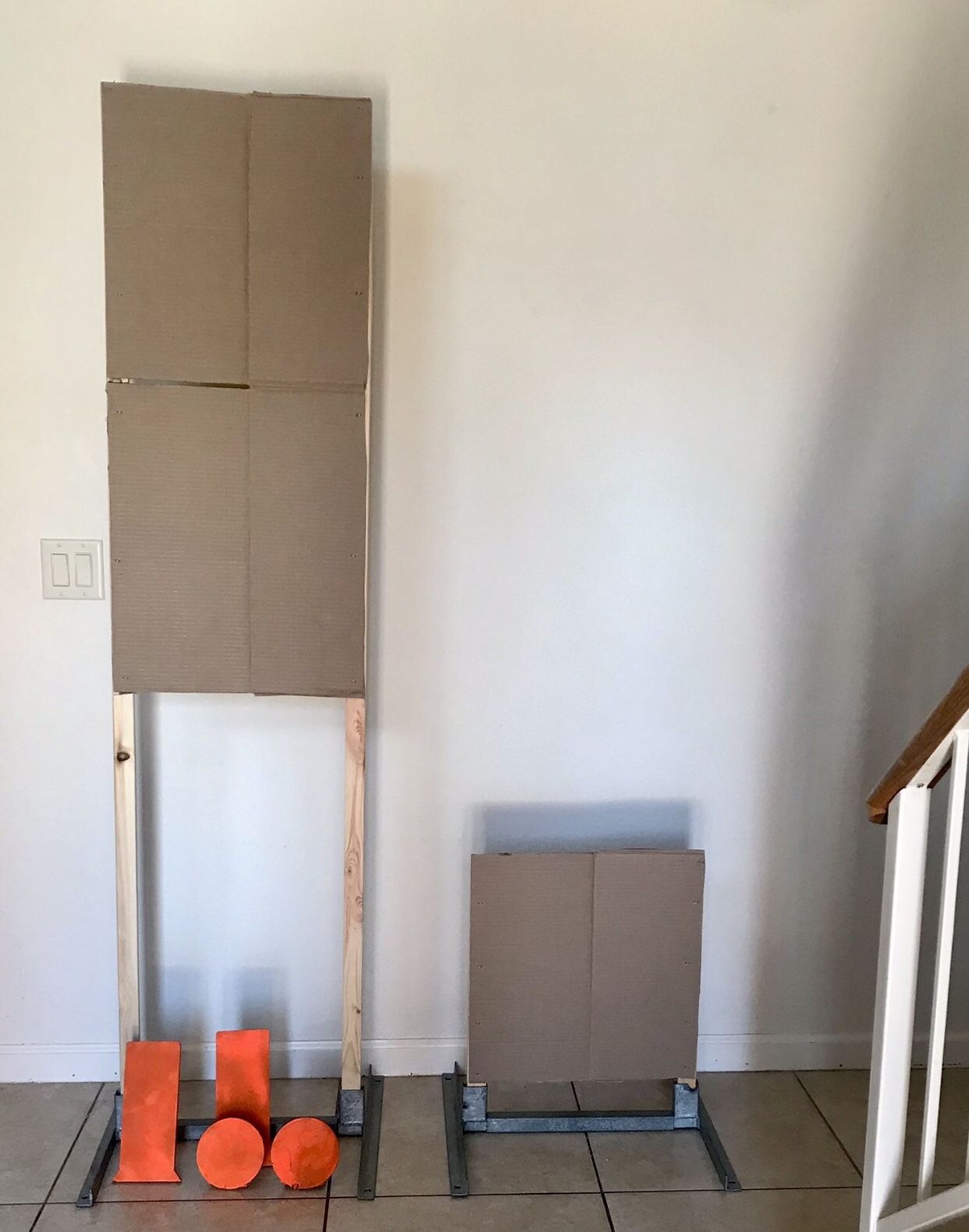 Competition steel targets and Two Steel stands