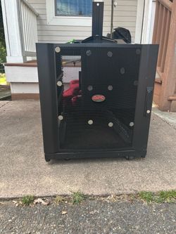 Black Metal Server Rack Cabinet