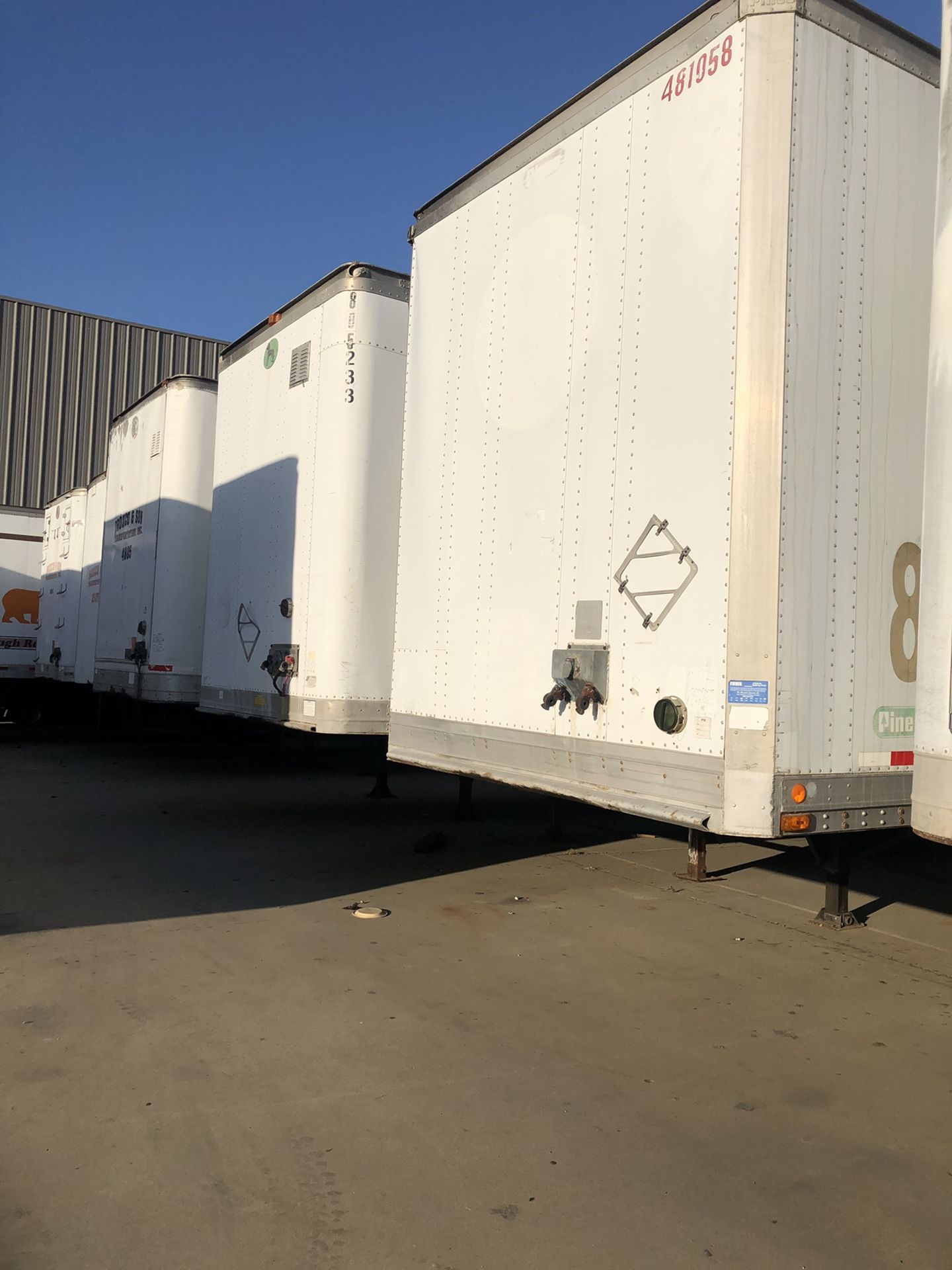 48’ storage trailers