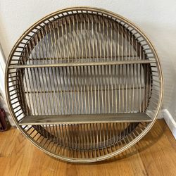 Hanging Wicker Shelve 