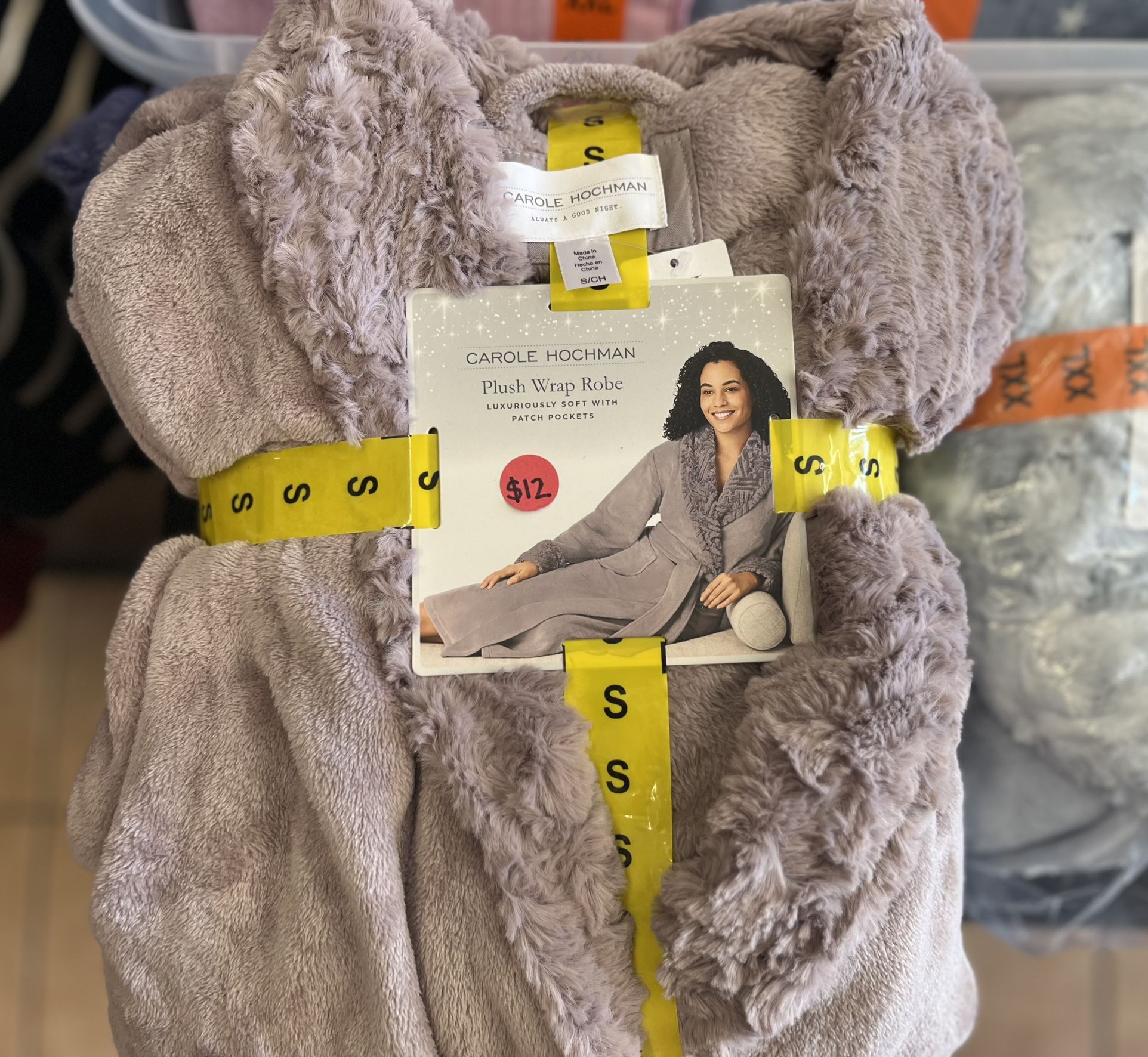 Carole Hochman Plush Wrap Robe