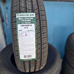 195/65R15 Set Of 4 Rockblade New Tires 