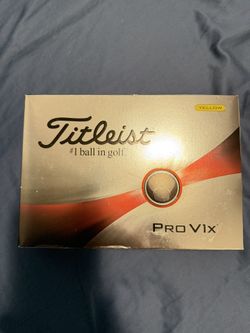 Brand New Titleist Pro V1x Golf Balls — Yellow