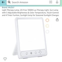 Sunlight Therapy Lamp