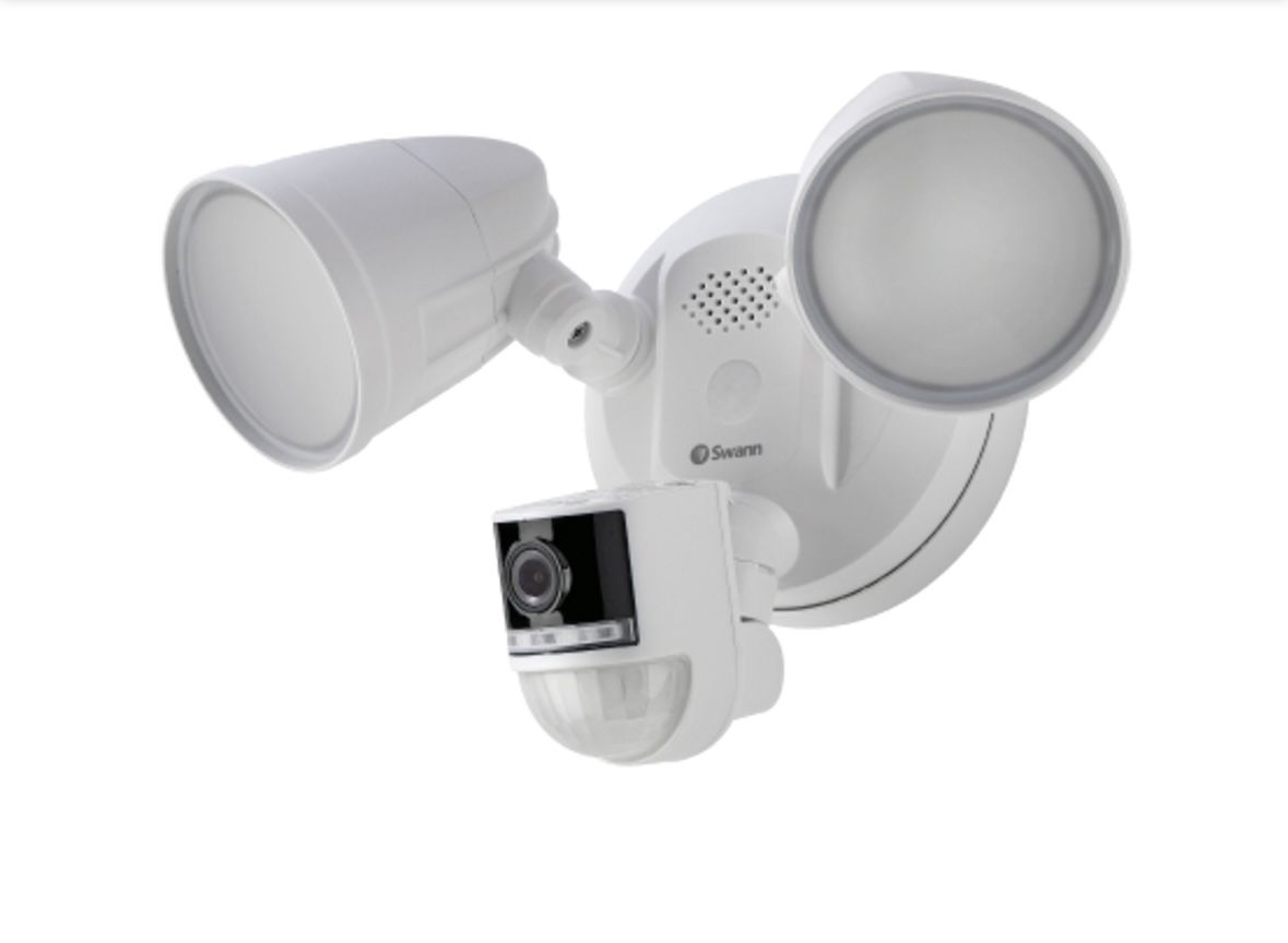 Swann Outdoor Floodlight 4K Wired Security Surveillance Camera