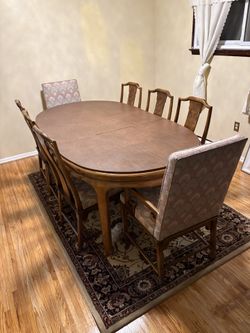 Dining table with 8 chairs