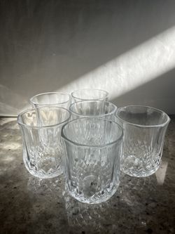 Set Of 6 Crystal Glasses