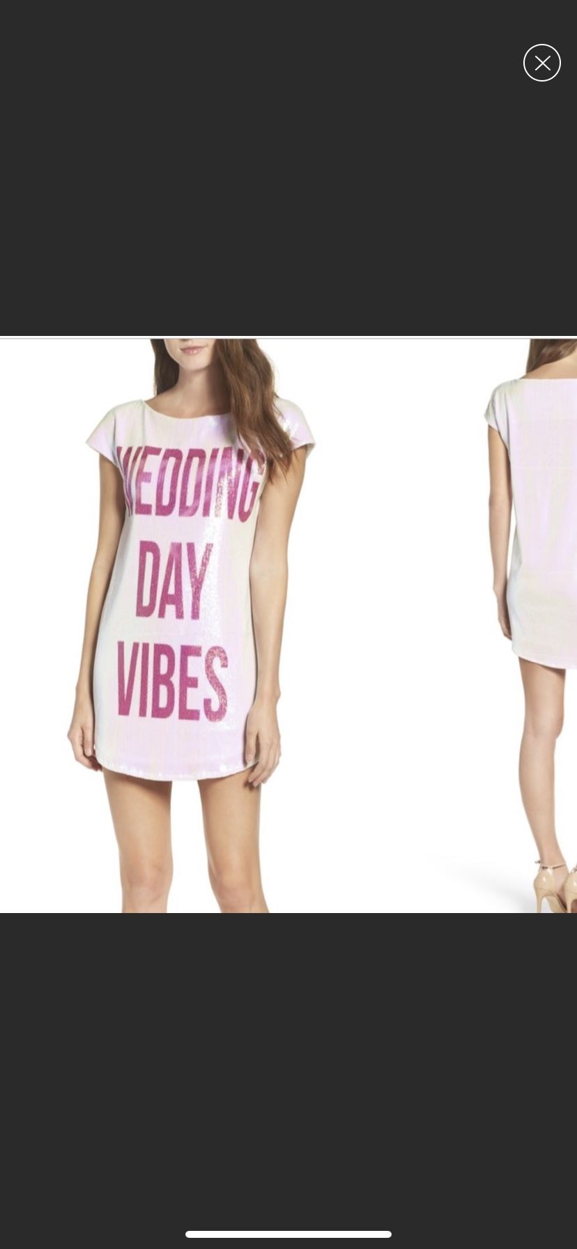 Hayley Paige Wedding Day Vibes Sequin Dress