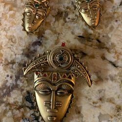 Earrings And Pin