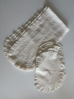 Vintage Eyelet Table Runner & Placemat Set (9-Piece Set)