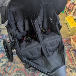 BOB Bob Gear  Flex Dual 2.0 Double Dbl Stroller Jogger Jogging Side By Side 