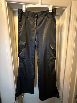 Y2K Original Cargo  Pants Satin
