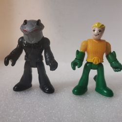 Fisher-Price Imaginext DC Super Friends Black Manta And Aquaman Action Figures 