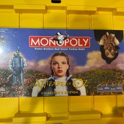 Brand New Limited Edition Wizard Of Oz Monopoly 