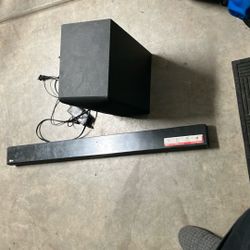 LG Speaker Bar With Base Blue Tooth Wireless 125$ Or Best Offer 