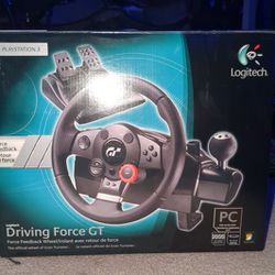Driving Force GT / PS3, PS4 Compatible Race Wheel With Resistance And Pedals 