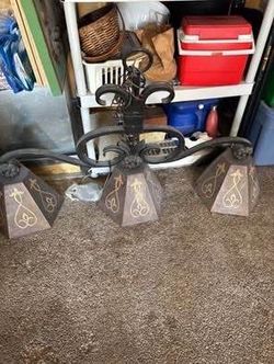 Vintage pool table or kitchen light