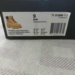 Timberland Boots 9C In Toddler 