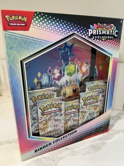 Pokemon Prismatic Evolutions Binder Collection