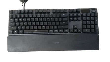 SteelSeries Apex 5 Hybrid Mechanical Gaming Keyboard Black KB-00013 OLED Display