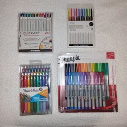 Gel Pens And Markers 