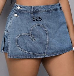 Denim Skirt 1xl