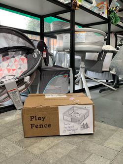 New Play Fence Baby Playard Playpin with Rubber mat 50x50