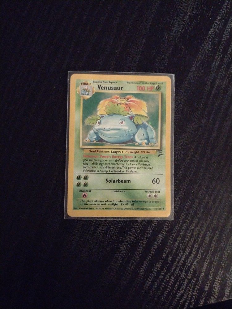 Pokemon- "Venusaur" Holo