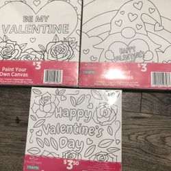 Canvas Art With Paints $1/each