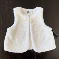 Baby B’gosh Faux Fur Vest 18M