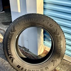1 Used Tire Goodyear Wrangler Steadfast HT 265/65R18. About 50% Tread. 