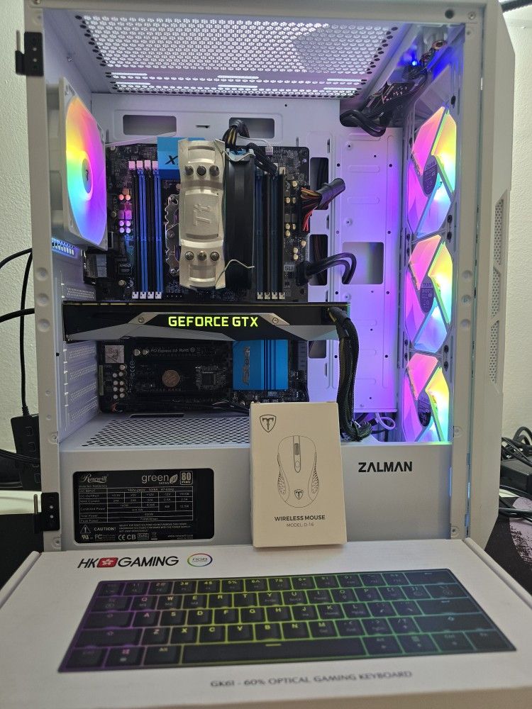 gaming pc desktop computer intel i7, gtx 1080, 16 gb ram, Nvme, wifi zalman bundle