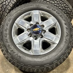  4X OEM 2023 Chevrolet Polished Silverado 2500HD 3500 Wheel 20" 5962 GOODYEAR 97% LT275/65R20 